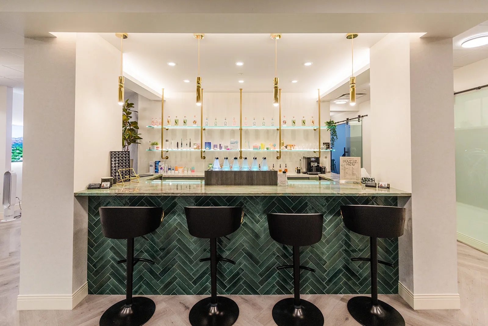 Modern Tooth Bar dental clinic interior in Calgary