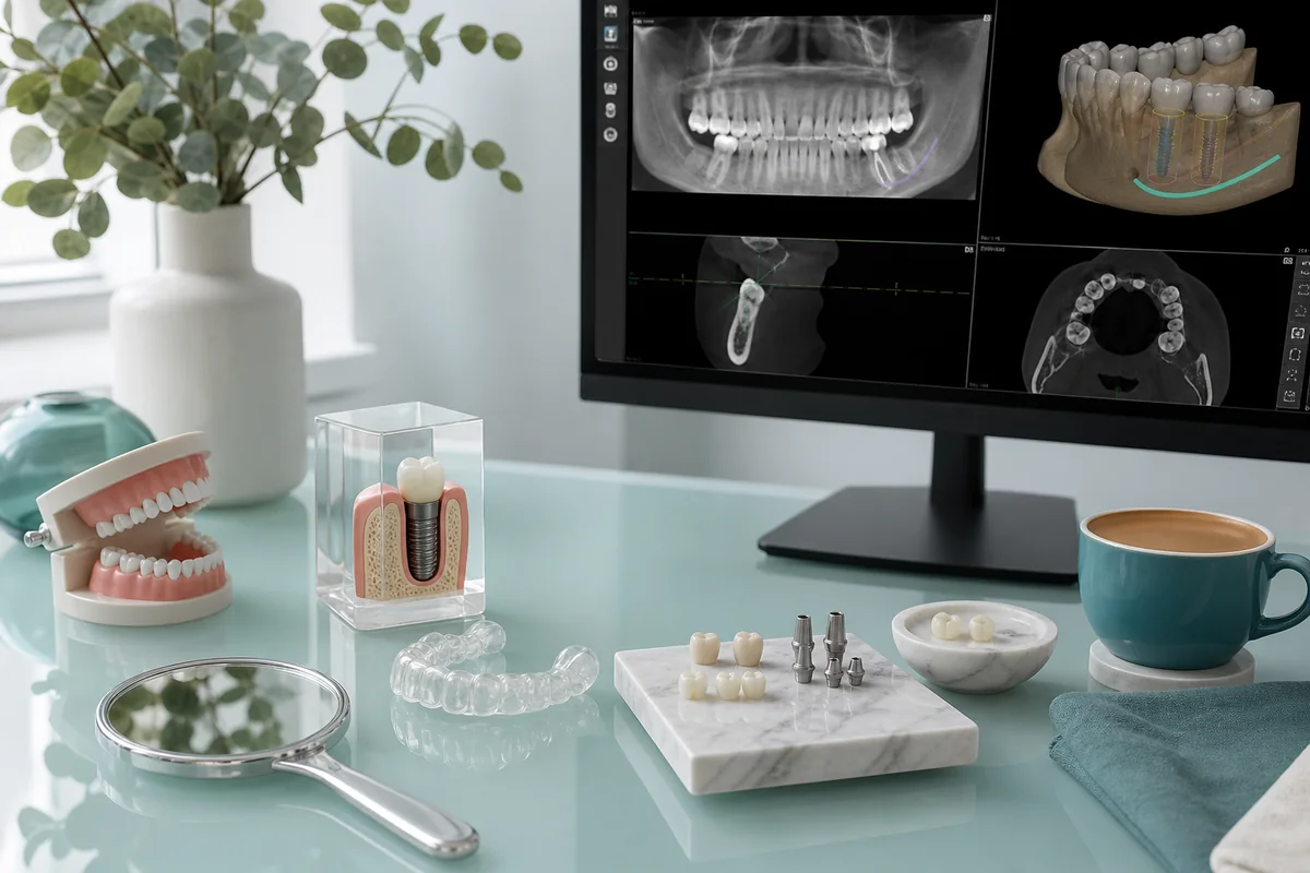 3D imaging scan used to plan full-arch implant placement