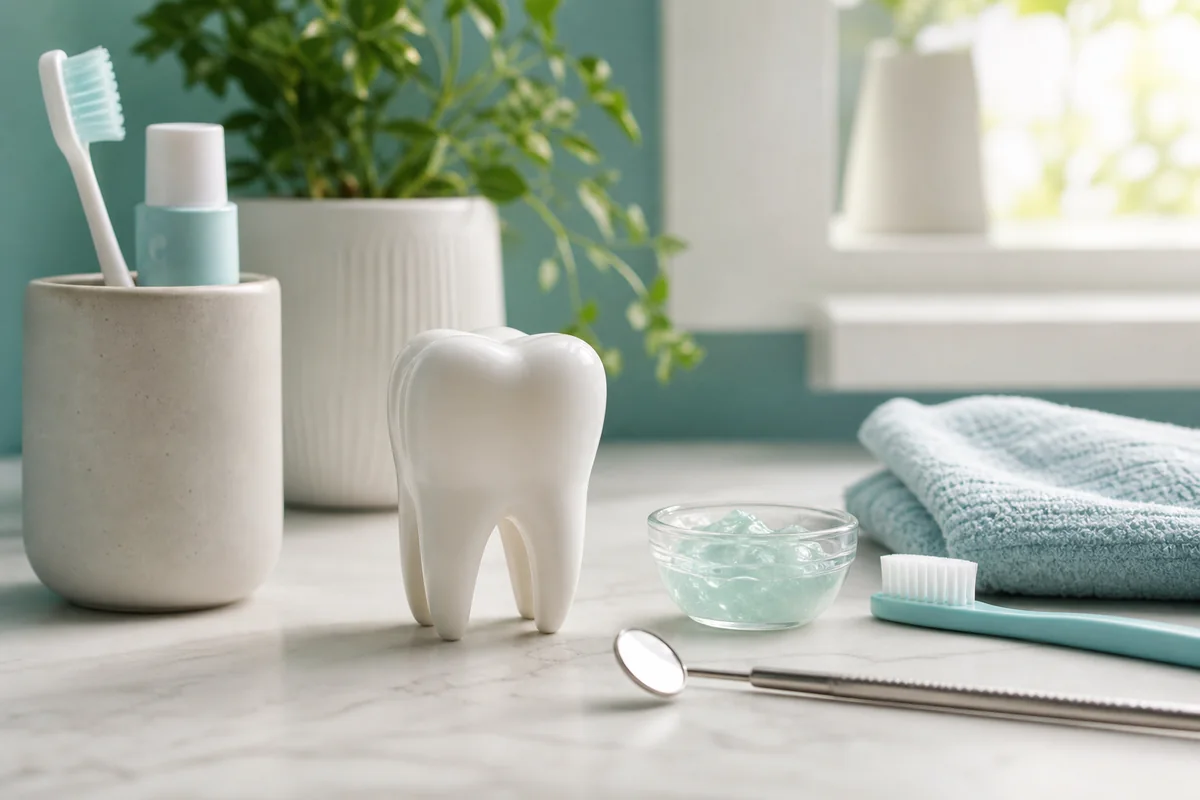 Hygienist performing a children's dental cleaning