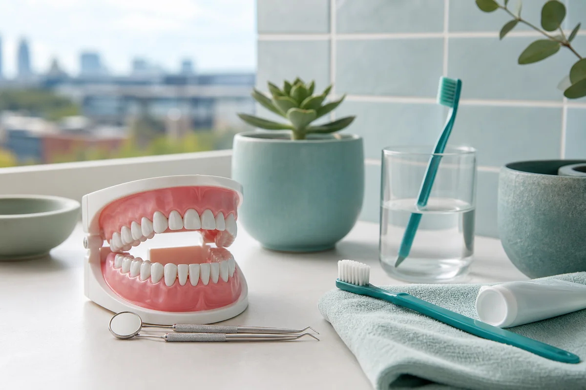 Patient attending a preventive dental checkup in Calgary