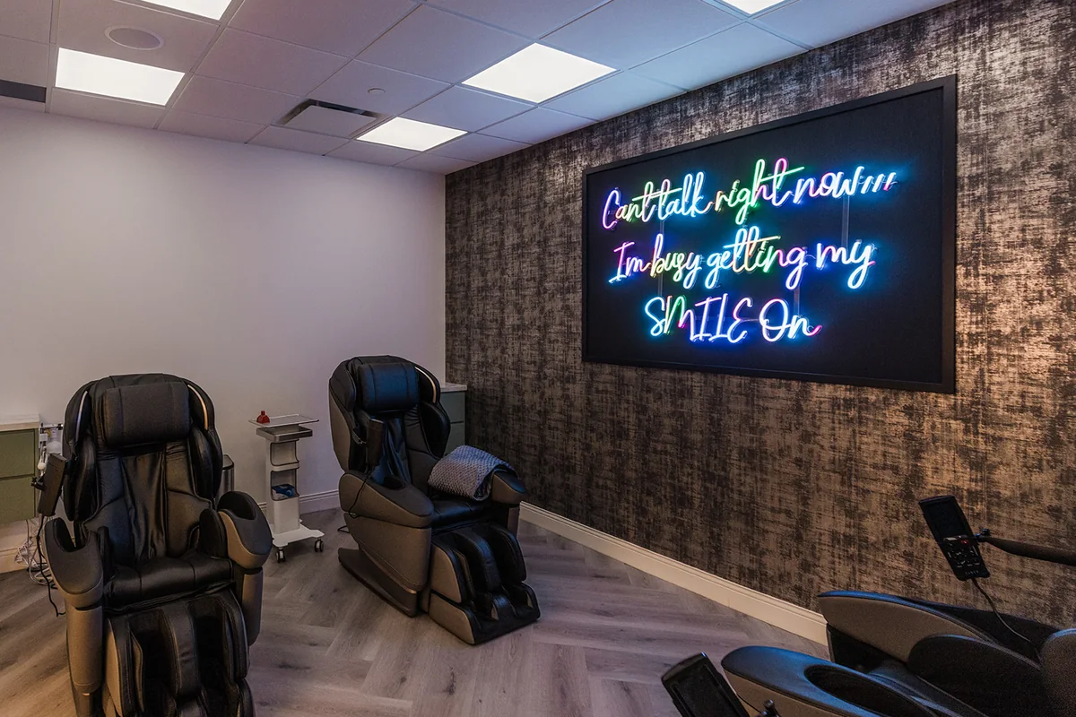 Calm TOOTHbar lounge for Oakridge and Palliser dental patients