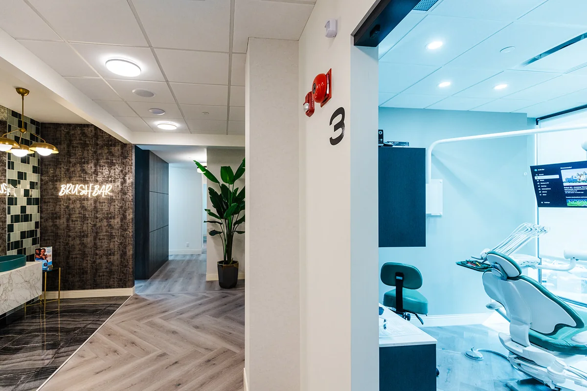 TOOTHbar dental studio treatment area in southwest Calgary